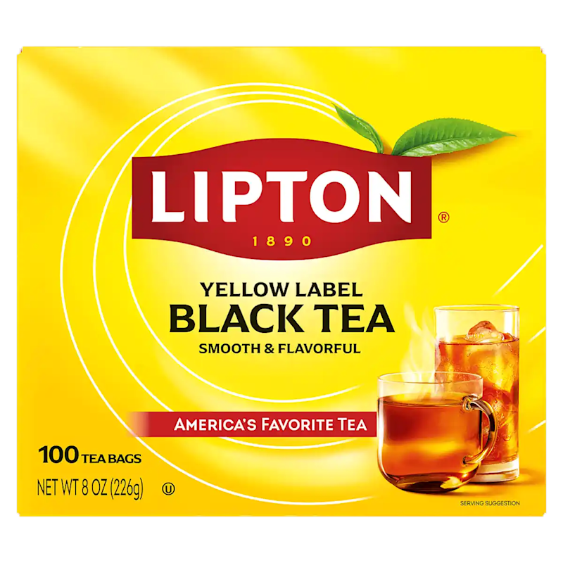 Lipton Black Tea Bags 2 pack 100 count