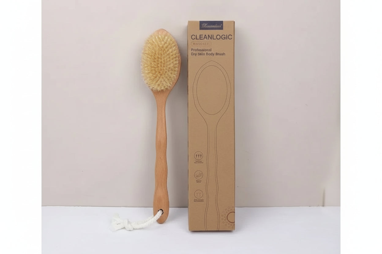 Natural Body Exfoliating Massage Brush